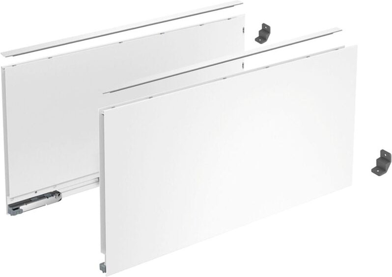 AvanTech You Schubkasten Set Schubkasten Set Höhe 251 - Schubkastensystem Nennlänge 400mm, Stahl weiß - Hettich