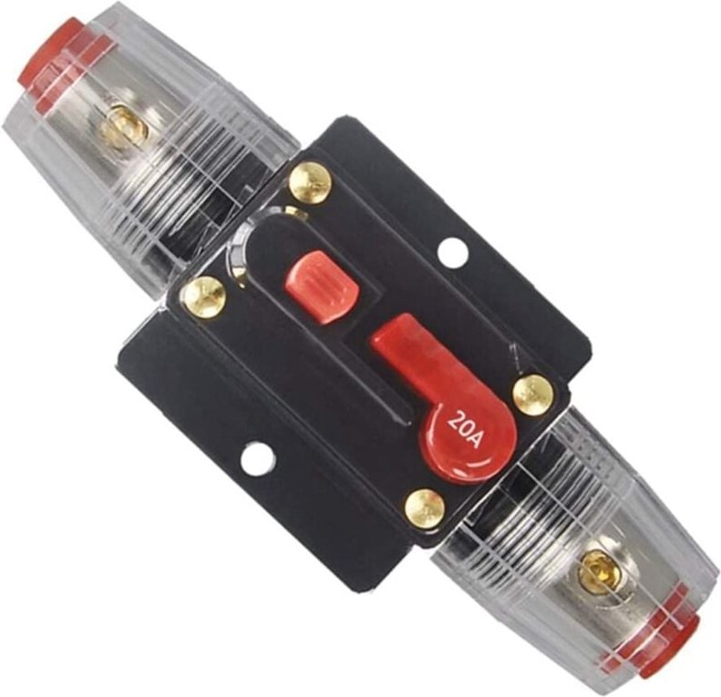 Thumbnail - Tlily - dc 12V 20A Auto Schutz Audio Inline Leistung Schalter Sicherung Halter (12V 20A)