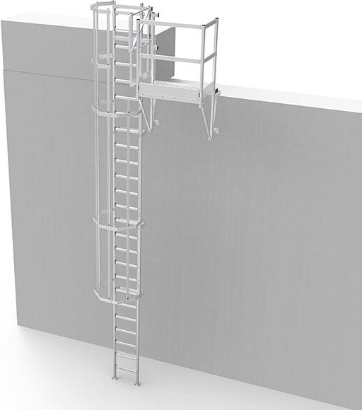 Matisère - Ortsfeste Steigleitern - Steighöhe 3.90 à 4.40m - CS44-CPSL100