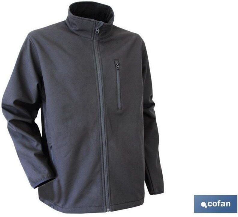 Lister Softshell-Jacke, Schwarz, 340 g/m, Größe xxl