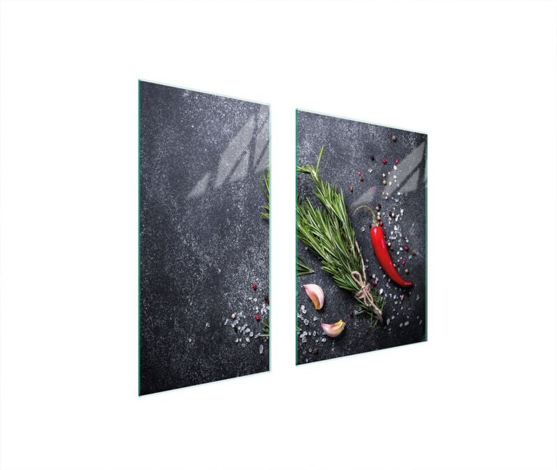 GLASSCHUTZPLATTE 75x52 SCHIEFER