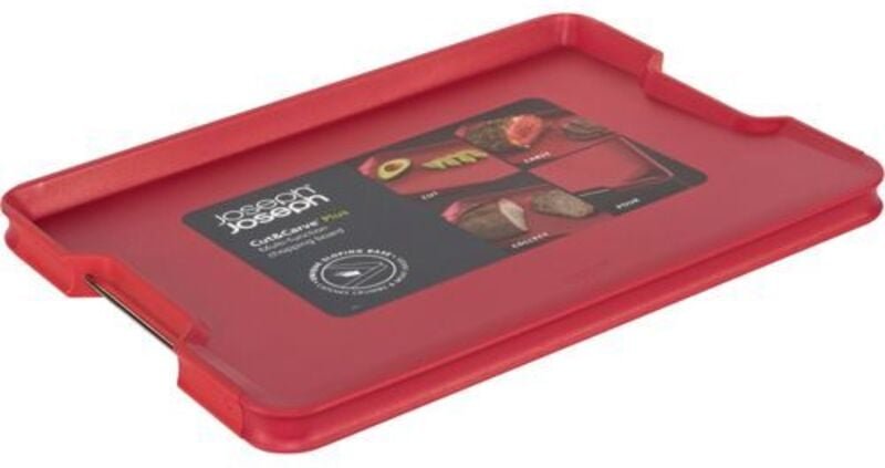 Joseph Joseph Cut&Carve Plus rot Multifunktionales Schneidebrett