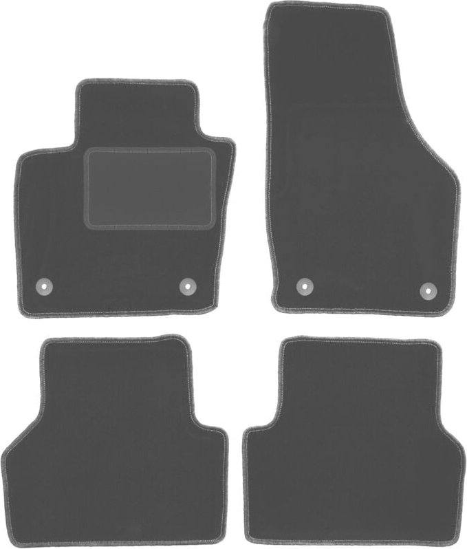 Graphit-Fußmatten für: Audi Q3 I 8U SUV (2011-2018)