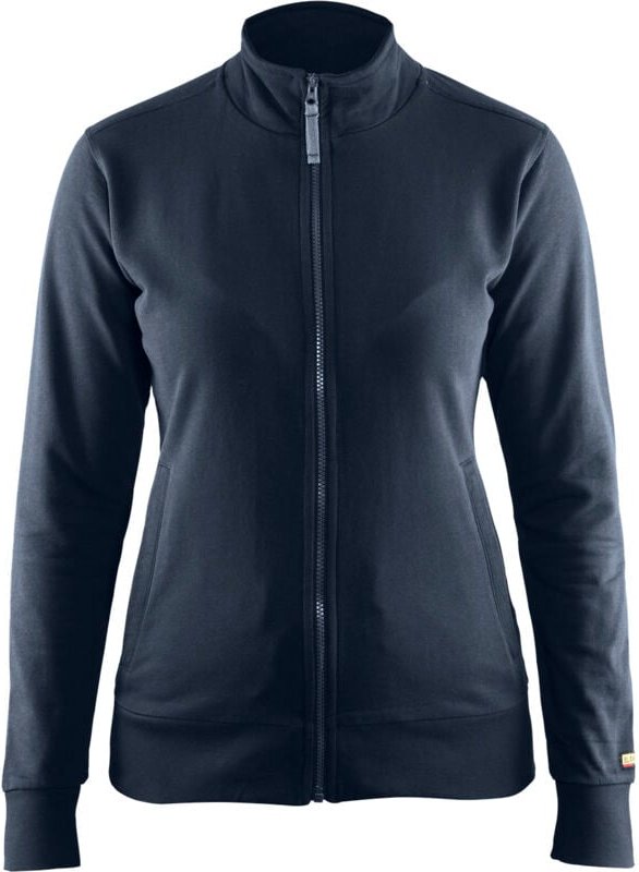 Arbeits-Sweatshirt mit Reißverschluss für Damen 3372 - Dunkelblau XL