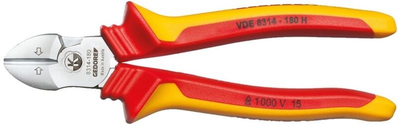 Vde 8314-180 h 2910950 Kraft-Seitenschneider 185 mm - Gedore