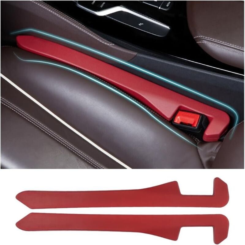 Thumbnail - 2 Stück Autositz-Lückenfüller, multifunktionaler Autositz-Lückenfüller, universeller Auto-Innenraum-Zubehör-Lückenfüller...