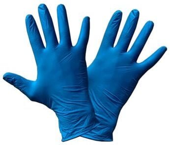 Thumbnail - Blaue Nitrilhandschuhe für Lebensmittel 5,2 g t-xl 100 Einheiten U5010