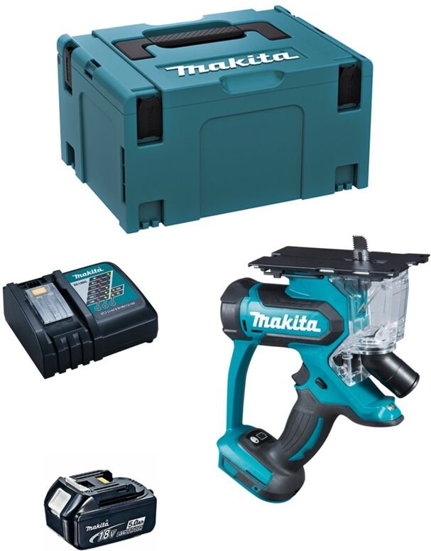 Makita - Trockenbausäge DSD180RTJ1 (1 x 5,0 Ah + DC18RC + makpac 3)
