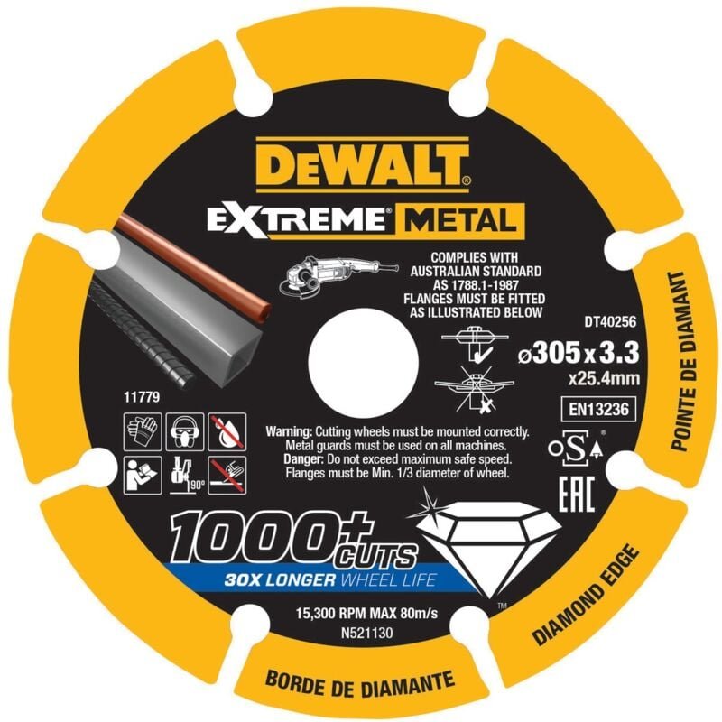 Thumbnail - Diamanttrennscheibe 305x3.3 mm - Dewalt