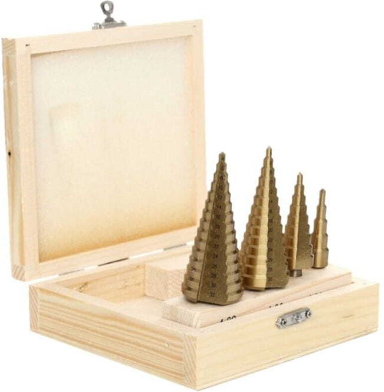 AWTOOLS STUFENBOHRER HSS-TIN / SET 4-tlg.