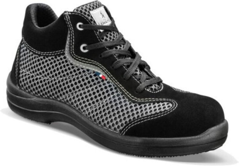 Hochsichere Damenstiefel RESEDA S1P Grau/Schwarz 38