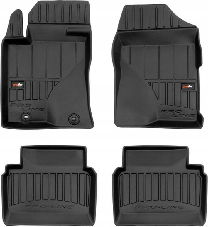 Gummimatten und Fußmatten Toyota Avensis 2 T25 2003-2009 3D Mulde