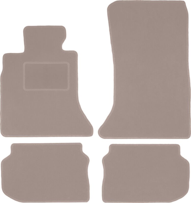 Beige Velours-Fußmatten für: BMW 5 F11 Kombi (2010-2013)
