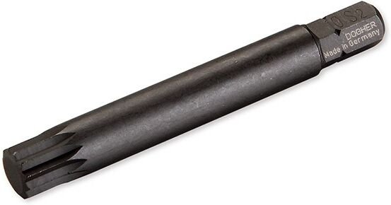 Koffer mit 10 Schrauberbits 5/16, XZN10, 75 mm Dogher 436-XZN10-75