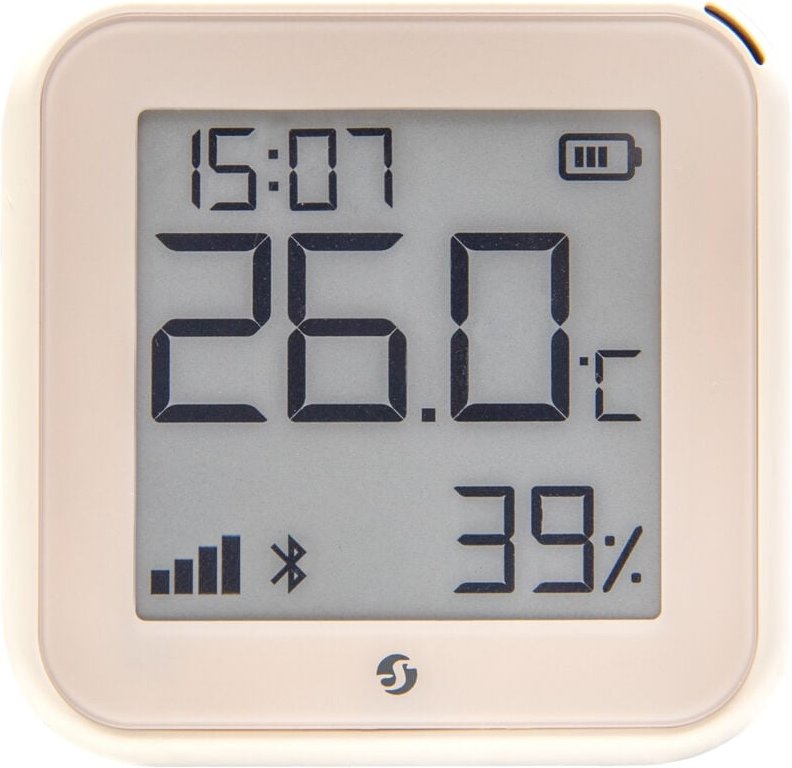 Shelly - WLAN-Temperatur- u. Feuchtigkeitssensor Plus h&t Gen. 3, bt, Ivory
