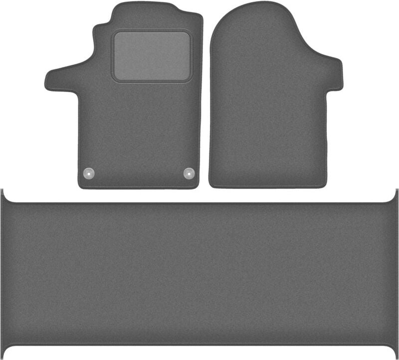 Graphit-Fußmatten für: Mercedes Vito W447 Kastenwagen (2014-)