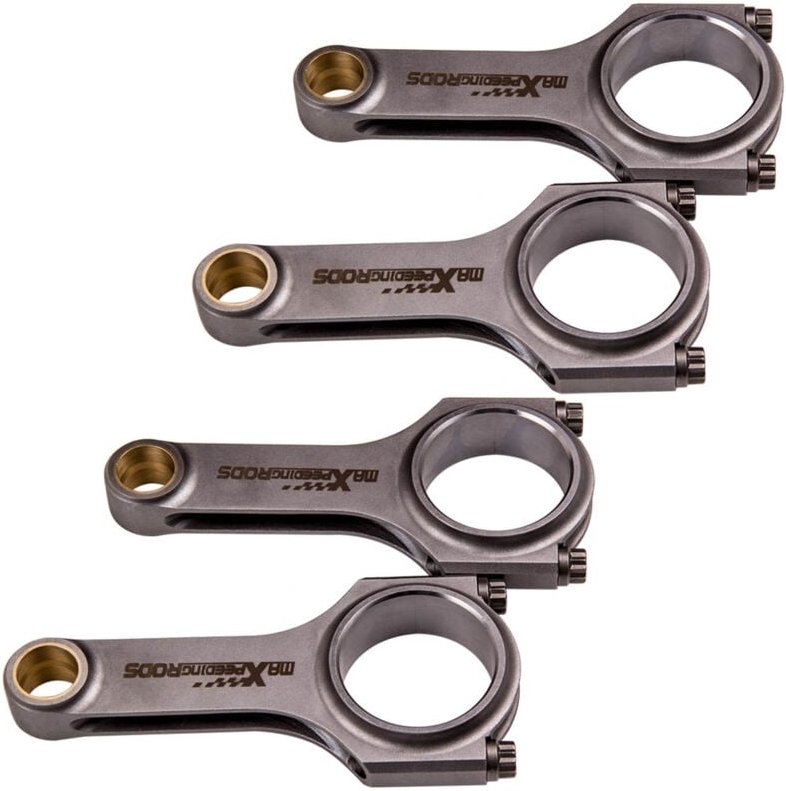 Maxpeedingrods - 4340 Pleuel Connecting Rod Rods arp 2000 für Fiat Abarth 850 A112 Abarth 117mm