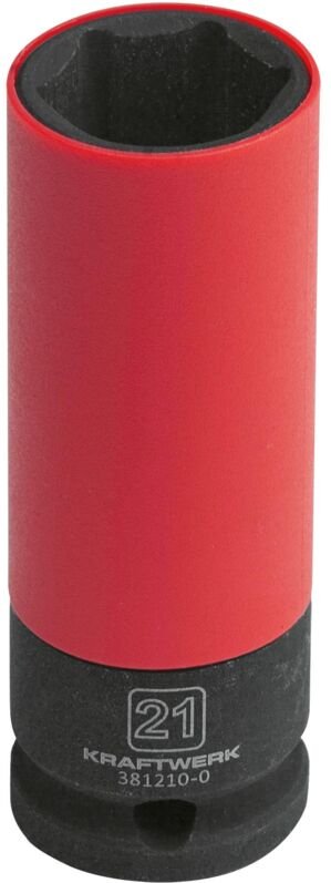 Tiefe Schlagnuss 1/2" 21mm m.Plastikring