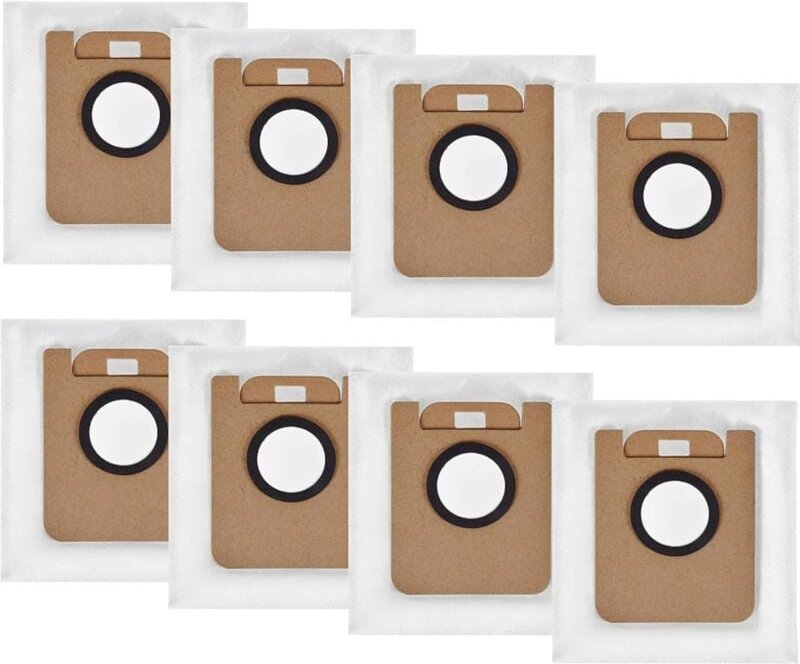 8 Stück Staubsaugerbeutel kompatibel mit Dreame D10 Plus, D10s Plus Roboterstaubsauger,Ersatzteil Zubehör Beutel Zubehör...