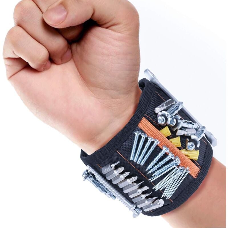 Magnetisches Armband mit starken Magneten zum Halten von Schrauben, Nägeln, kleinen Werkzeugen, besonderes Geschenk für ...
