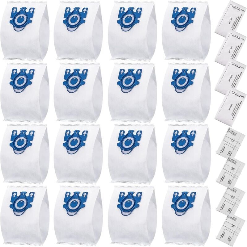 24er-Pack Staubsaugerbeutel für Miele GN 3D Classic C1 Complete C2 C3, S227, S400i, S600, S800 Airclean 3D Efficiency. E...