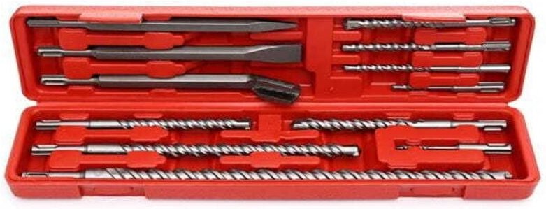 Set mit 9 S4-Bohrern + 3 SDS+-Meißeln KD10206