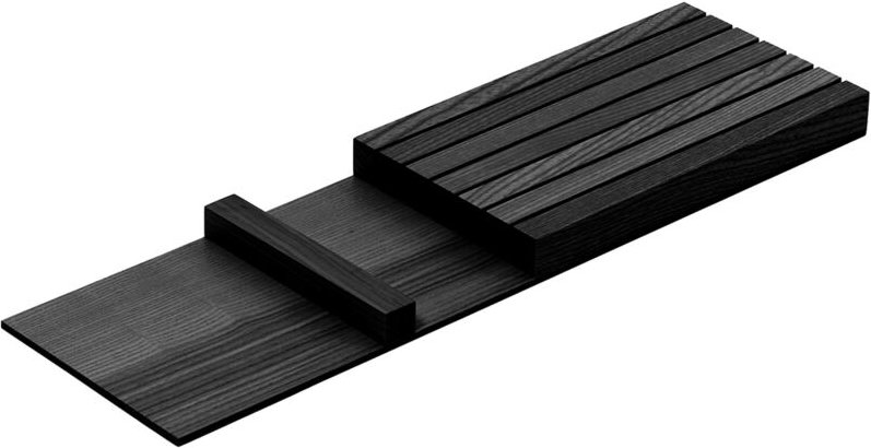 Kesseböhmer - Funktionseinsatz Messerblock, Besteckeinsatz FineLine, Esche schwarz