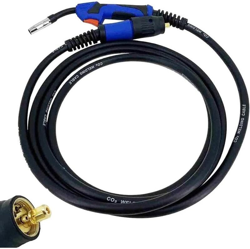 MIG/MAG-Schweißbrenner, Schweißpistole, Schweißbrenner mit 3 m flexiblem Kabel, Schweißpistole für MB15ak-Schweißgerät