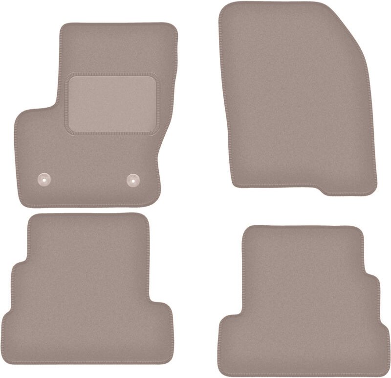 Beige Veloursmatten für: Ford Escape MK3 SUV (2012-)
