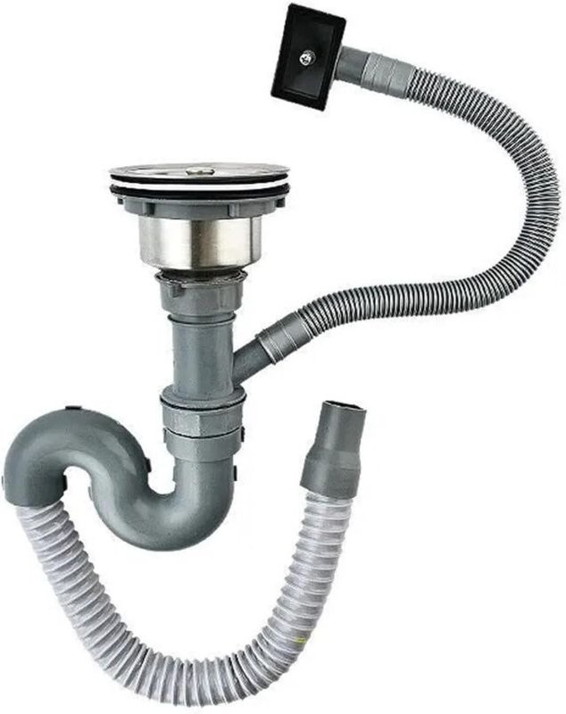 Aiperq - Abflussstopfen, Siebkorb für Küchenspüle, Badezimmerspüle, Edelstahl-Unterbauwaschbecken zum Abwaschen von Gesc...