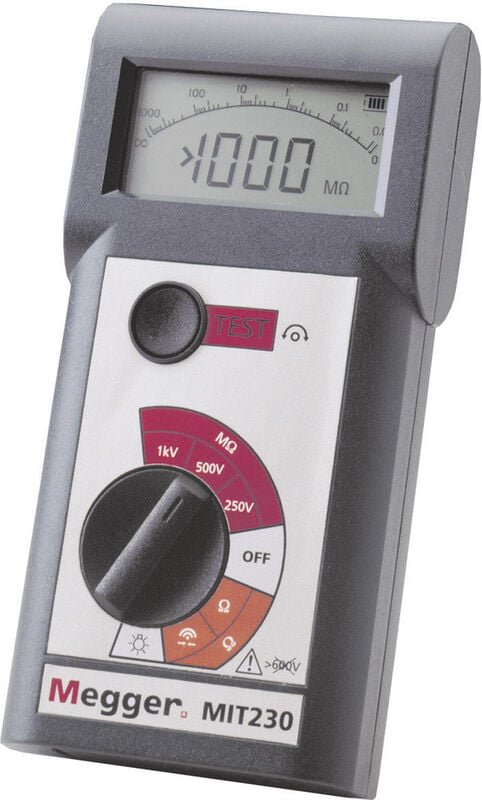 Megger - MIT230-EN Isolationsmessgerät 250 v, 500 v, 1000 v 1000 mω
