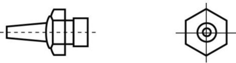 Weller - R02 Heißluftdüse Heißluftdüsen Spitzen-Größe 0.8 mm Inhalt 1 St.