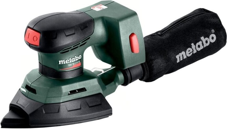 Metabo - Akku-Multischleifer sm 18 ltx bl, mit zwei Schleiftellern, Zubehör, Karton