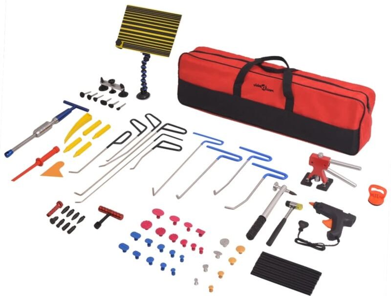 80-tlg. Ausbeulwerkzeug Set Edelstahl - Vidaxl