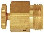 Ablass- und Entlüftungsventil, Messing, gerade Form, g 1/8 - Riegler