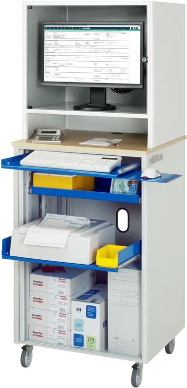 Computer-Station 2075, B720xT660xH1850mm - RAU