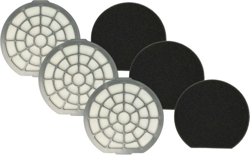 3x Dual-Motorschutzfilter Ersatz für Dirt Devil 5050001 für Staubsauger - Vhbw