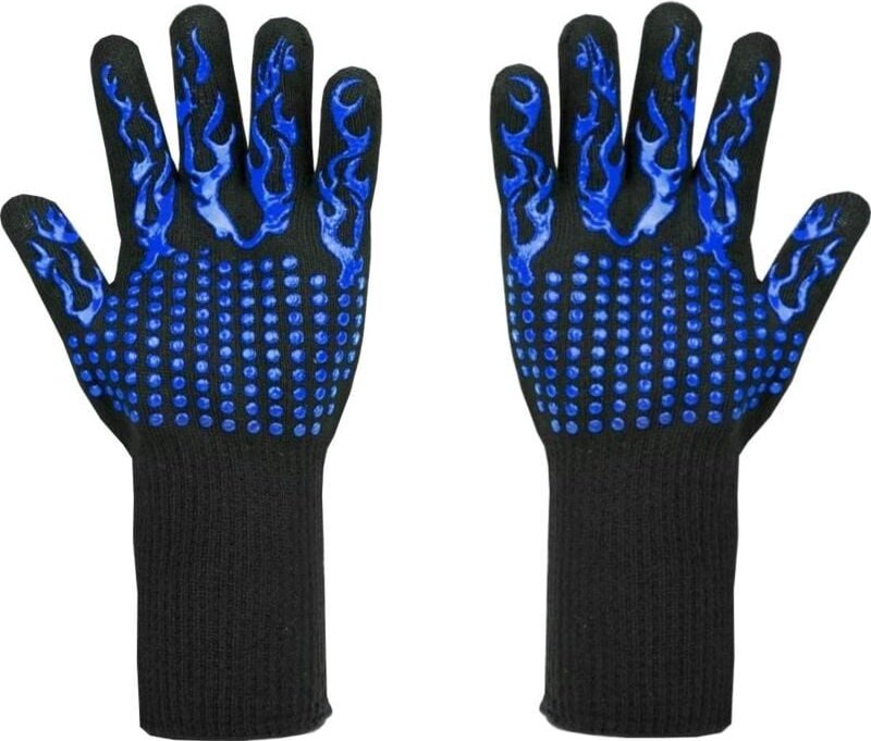 Csparkv - Grillhandschuhe, hitzebeständig bis 800 °c – L5 schnittfeste Handschuhe – Premium-Küchenhandschuhe zum Grillen...