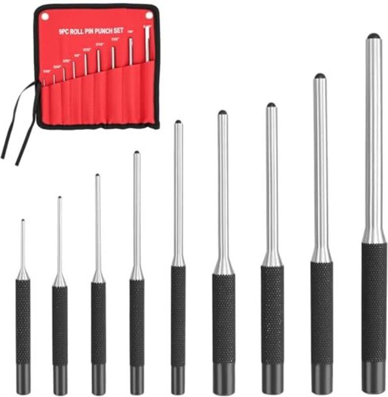 9-teilige Splinttreiber, 1/16" - 5/16" Splinttreiber aus Chrom-Vanadium-Stahl, für Autoreparatur, Uhrmacherei, Schmuck u...