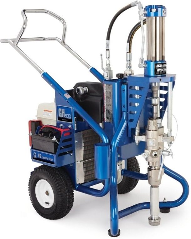 Gh 933ES Big Rig Benzin-Hydraulik-Sprühgerät – blank – Graco 24U325