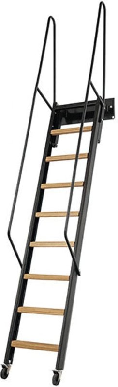 Matisère - Müllertreppe Schwarz - zu erreichende Höhe 2,25m - SOPALCO/N225/MB