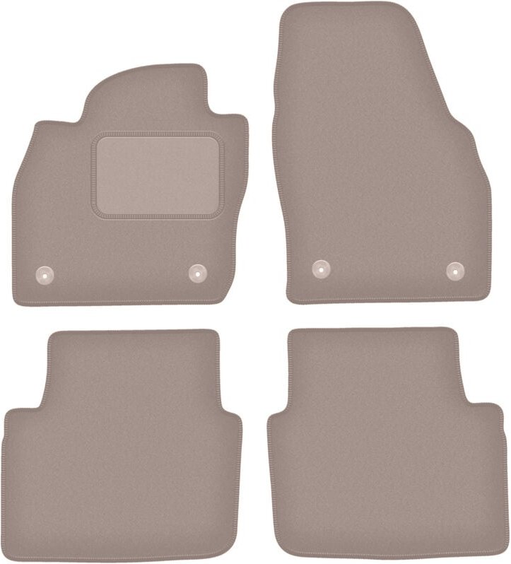 Beige Veloursmatten für: Skoda Kamiq Crossover (2019-)