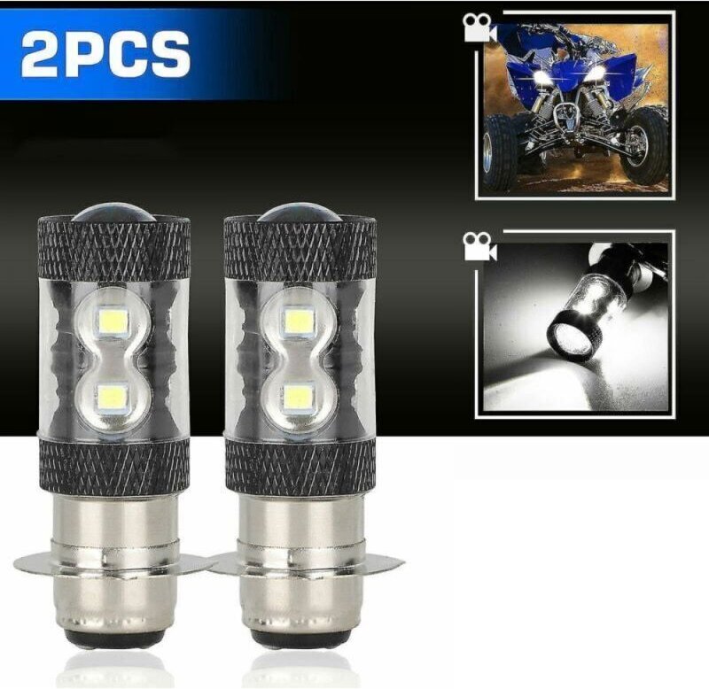 Odipie - H6m LED-Scheinwerferlampe passend für Yamaha atv Thsinde Motorrad LED-Scheinwerfer H6/H6M/P15D 50 w