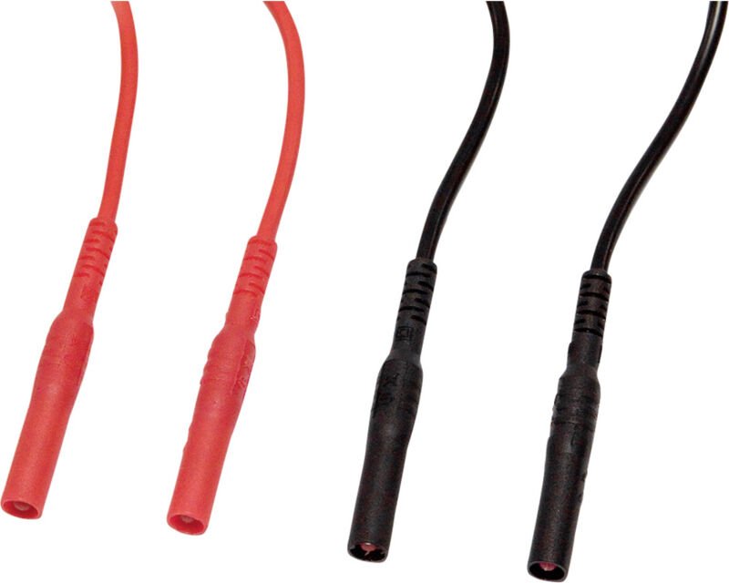 Chauvin Arnoux - Messleitungs-Set 4 mm Sicherheits-Stecker 4 mm Sicherheits-Stecker 1.5 m Rot, Schwar