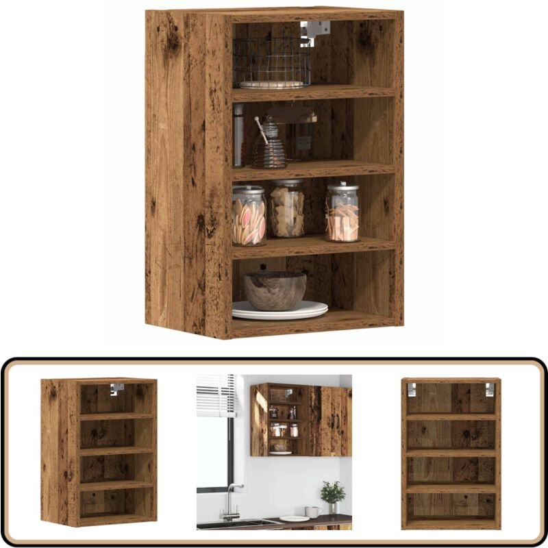Hängeschrank Altholz-Optik 40x29,5x60 cm Holzwerkstoff - Vidaxl