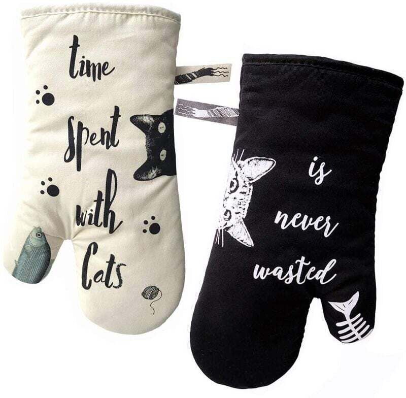 Odipie - grevy Küchenhandschuhe, hitzebeständige Ofenhandschuhe, Topflappen und Handschuh zum Kochen, Grillen, Backen, E...