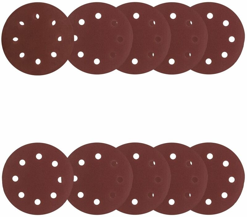 Klett Schleifscheibe 180mm K180 10x Schleifscheiben Metall Stahl Holz Kunststoff