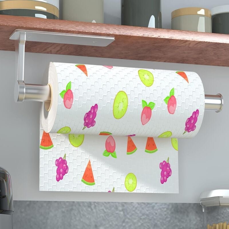 Auto-Papierhandtuchhalter, Aluminium-Papierhandtuchhalter, wandmontierter Papierhandtuchhalter, Küchenpapierrollenhalter...