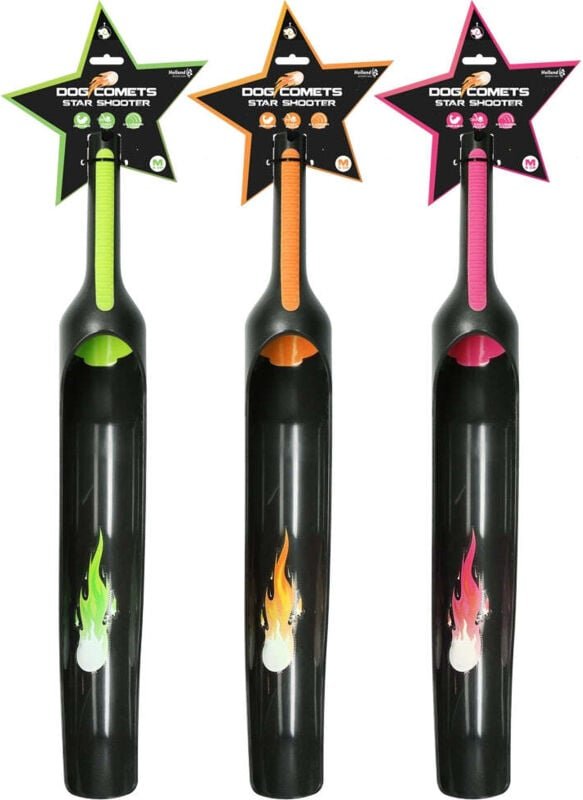 Dog comets star launcher pink