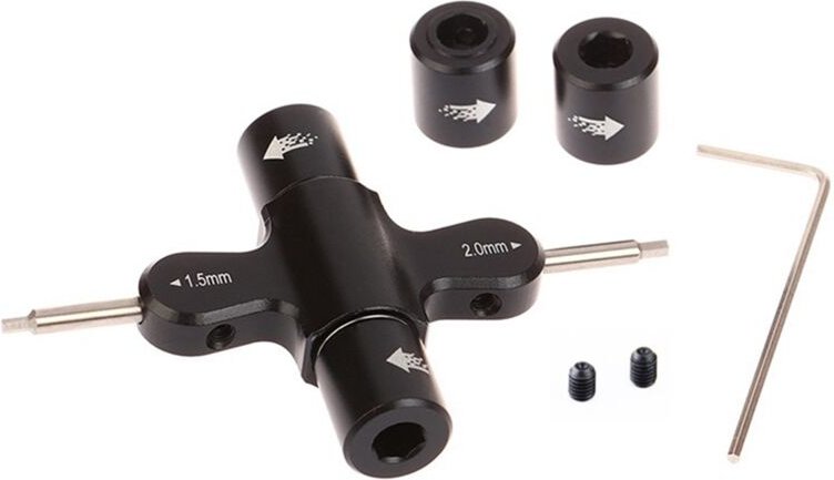 M3 M5 Schraubenschlüssel Schraubenmutter 1,5 2,0 mm Sechskantschraubendreher Schnellspanner Propellermotor Prop Werkzeug...